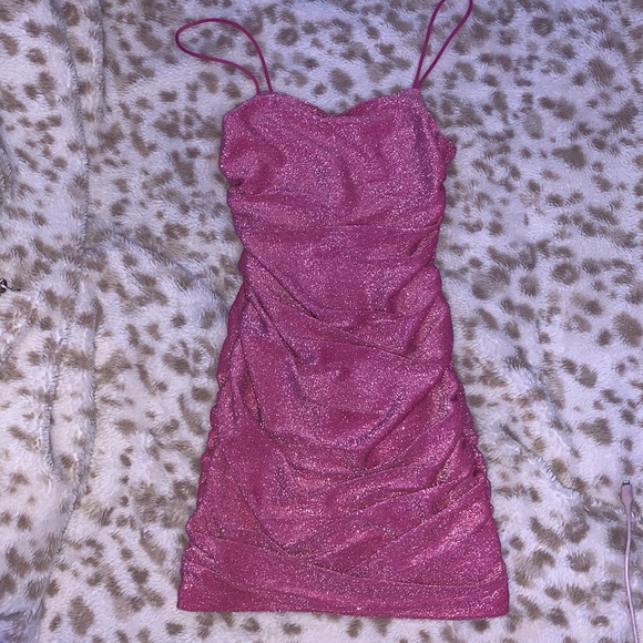 PINK SPARKLY SHEIN DRESS - Picture 2 of 5